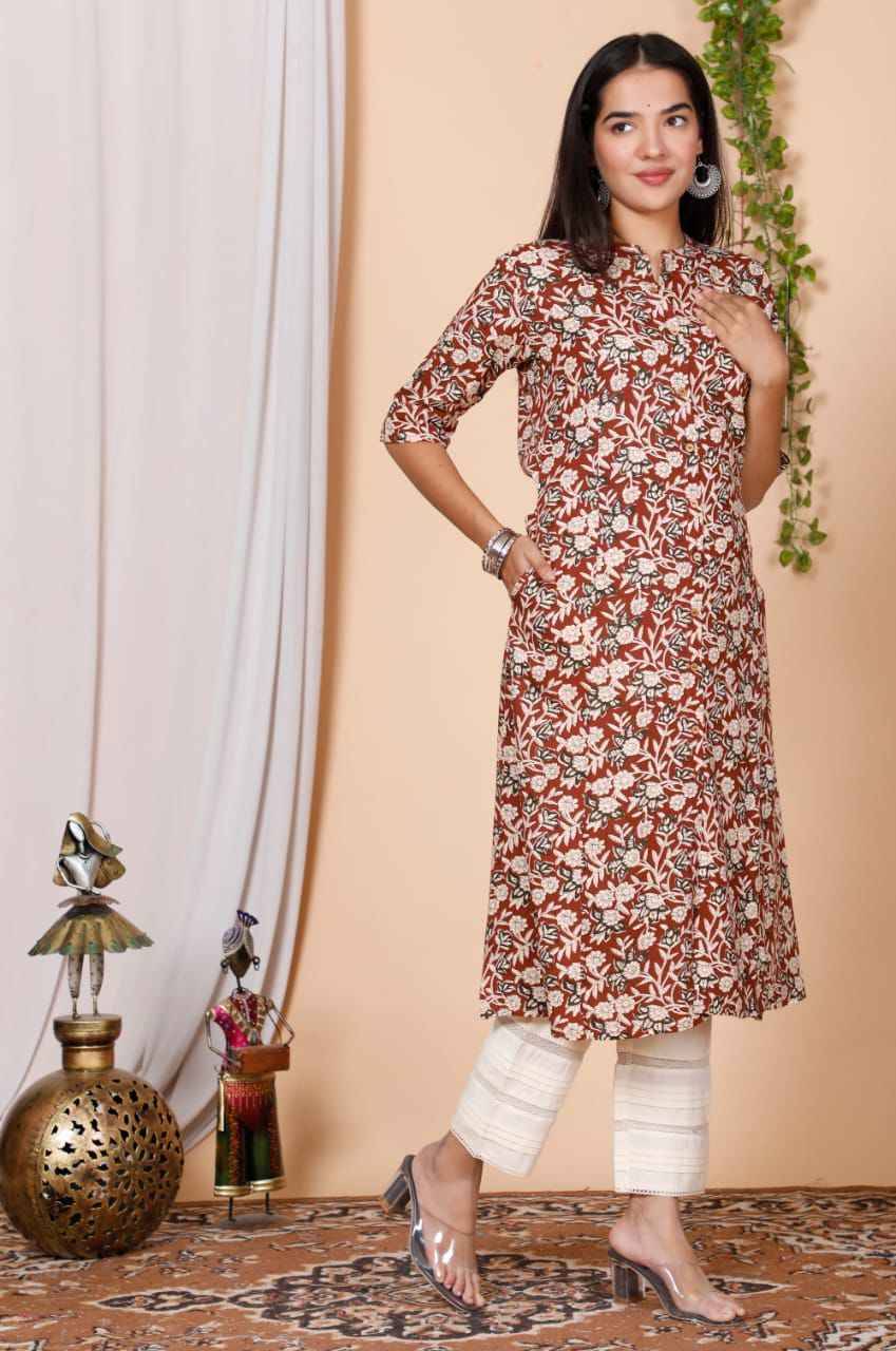 K 909 BY FASHID 01 to 31 Series Designer Collection Beautiful Stylish Fancy Colorful Party Wear & Occasional Wear Cambric Cotton Print Kurtis At Wholesale Price